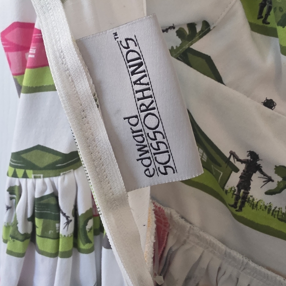 EUC LARGE Edward Scissorhands Topiary Dress - Picture 7 of 7
